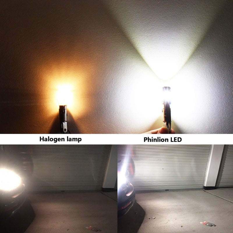 PHINLION 3600 Lumens 1157 P21/5W LED Backup Light Bulb, Super Bright 1034 2057 2357 7528 LED Bulbs for Reverse or DRL Daytime Running Lights, 6000K Xenon White - Image 5